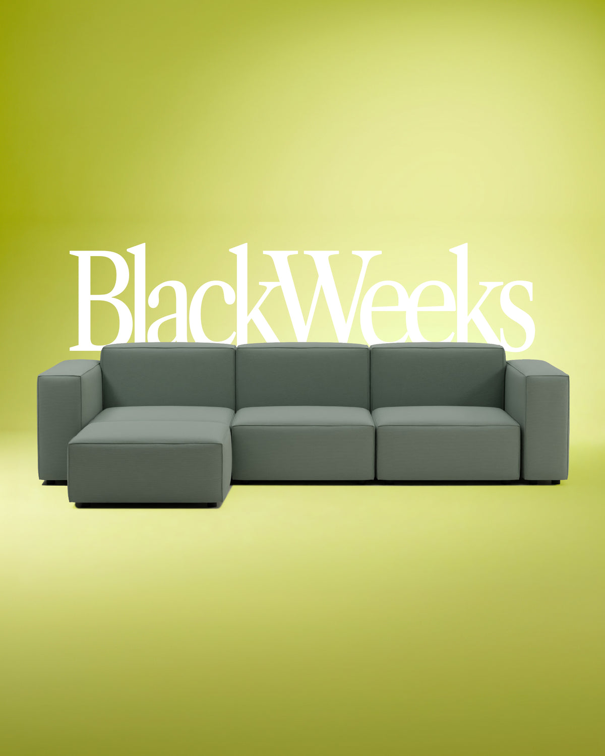 Modulares Sofa Harvey L 4-Sitzer mit Schlaffunktion
