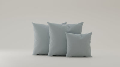 Pastel Blue Bouclé / 2x70x70cm / 50x50cm