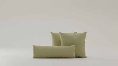Lemon Sorbet Bouclé / 2x50x50cm / 1x24x75cm