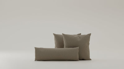 Taupe-Veluno / 2x50x50cm / 1x24x75cm