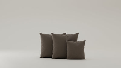 Mocca-Bouclé / 2x50x50cm / 35x35cm