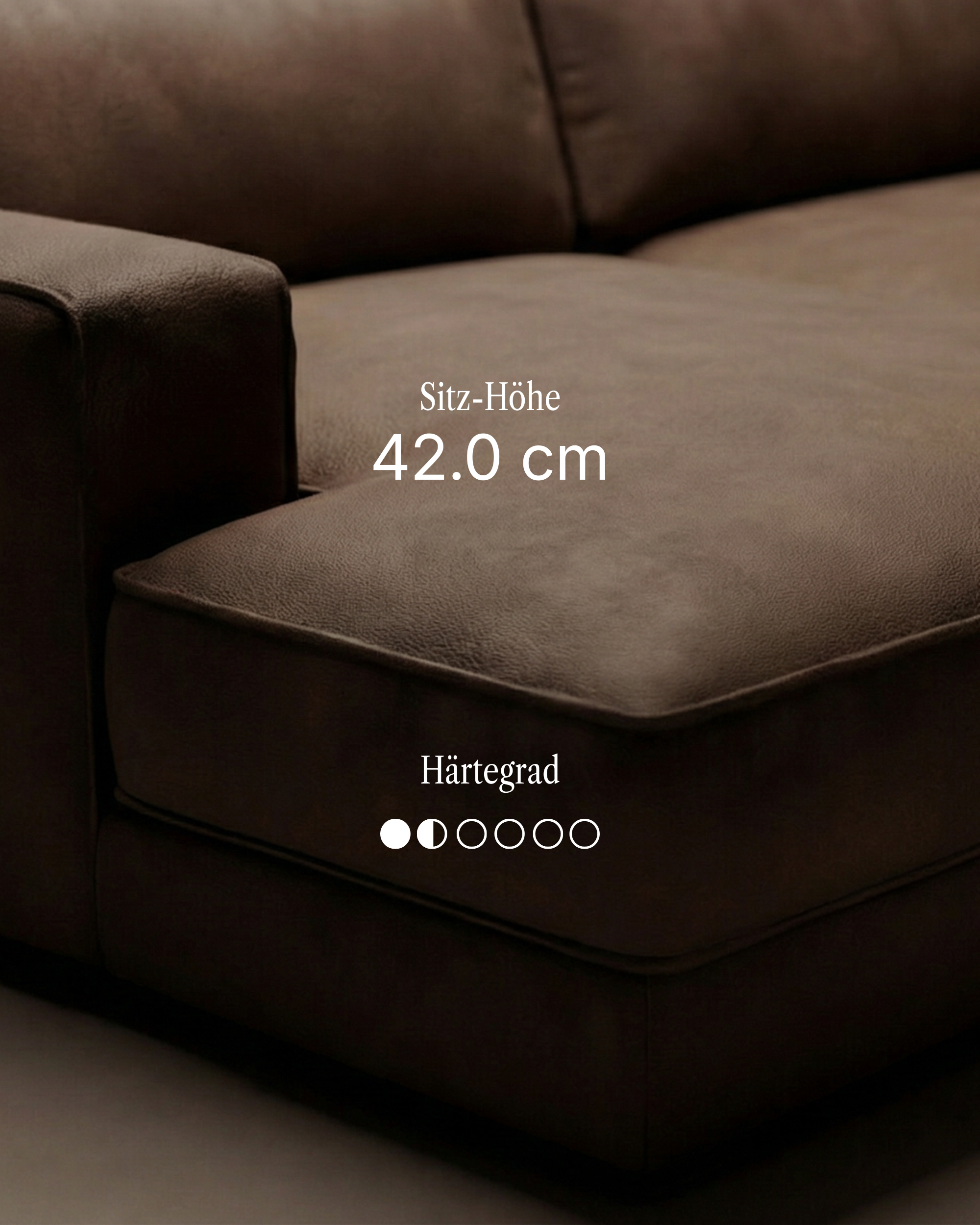 Modular sofa Terra U-Form / Living area with sleeping function