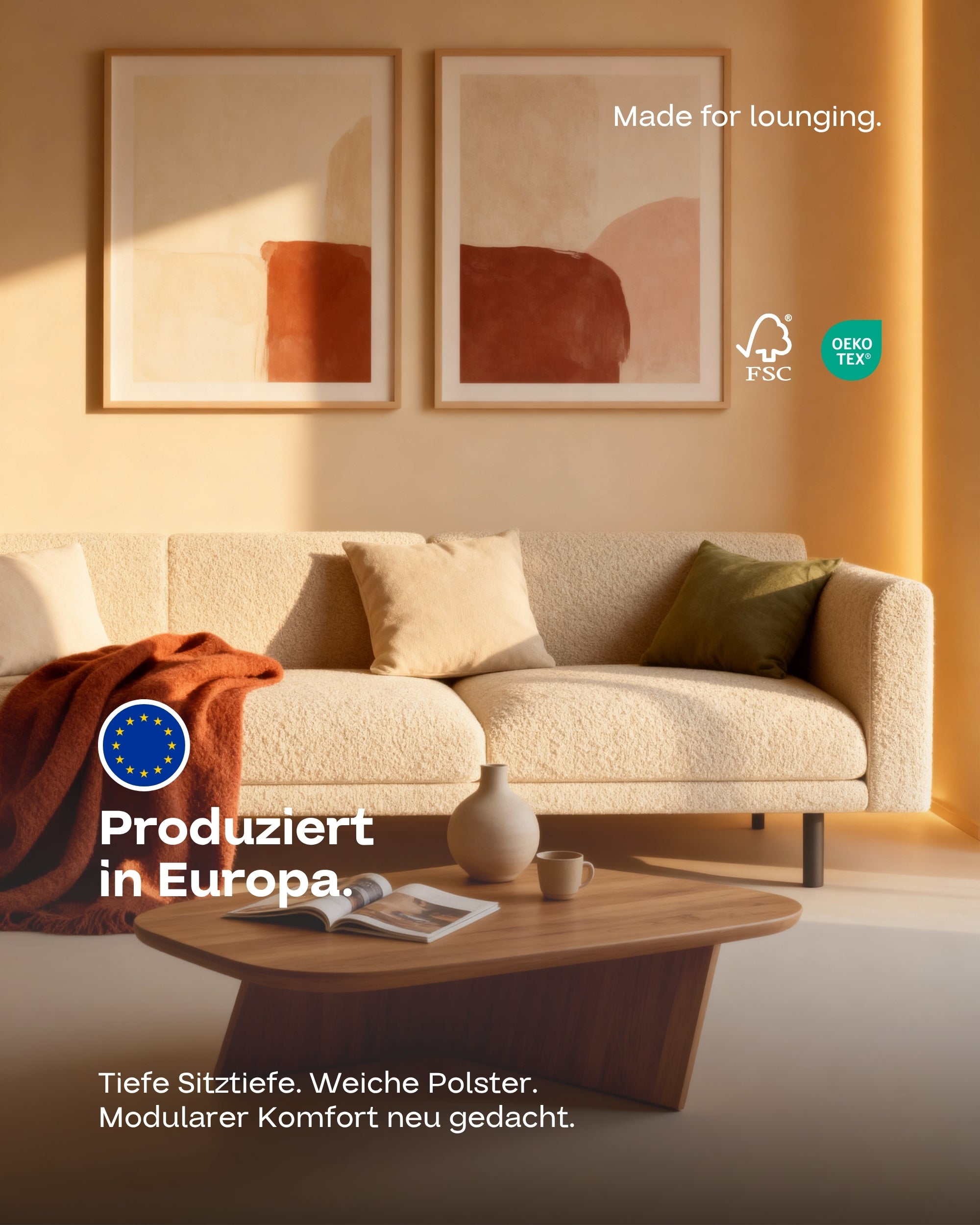 Divano modulare Aera divano angolare XL con funzione letto