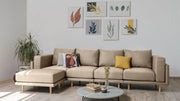 Modulares Sofa Donna XL mit Schlaffunktion - Stoff Nova