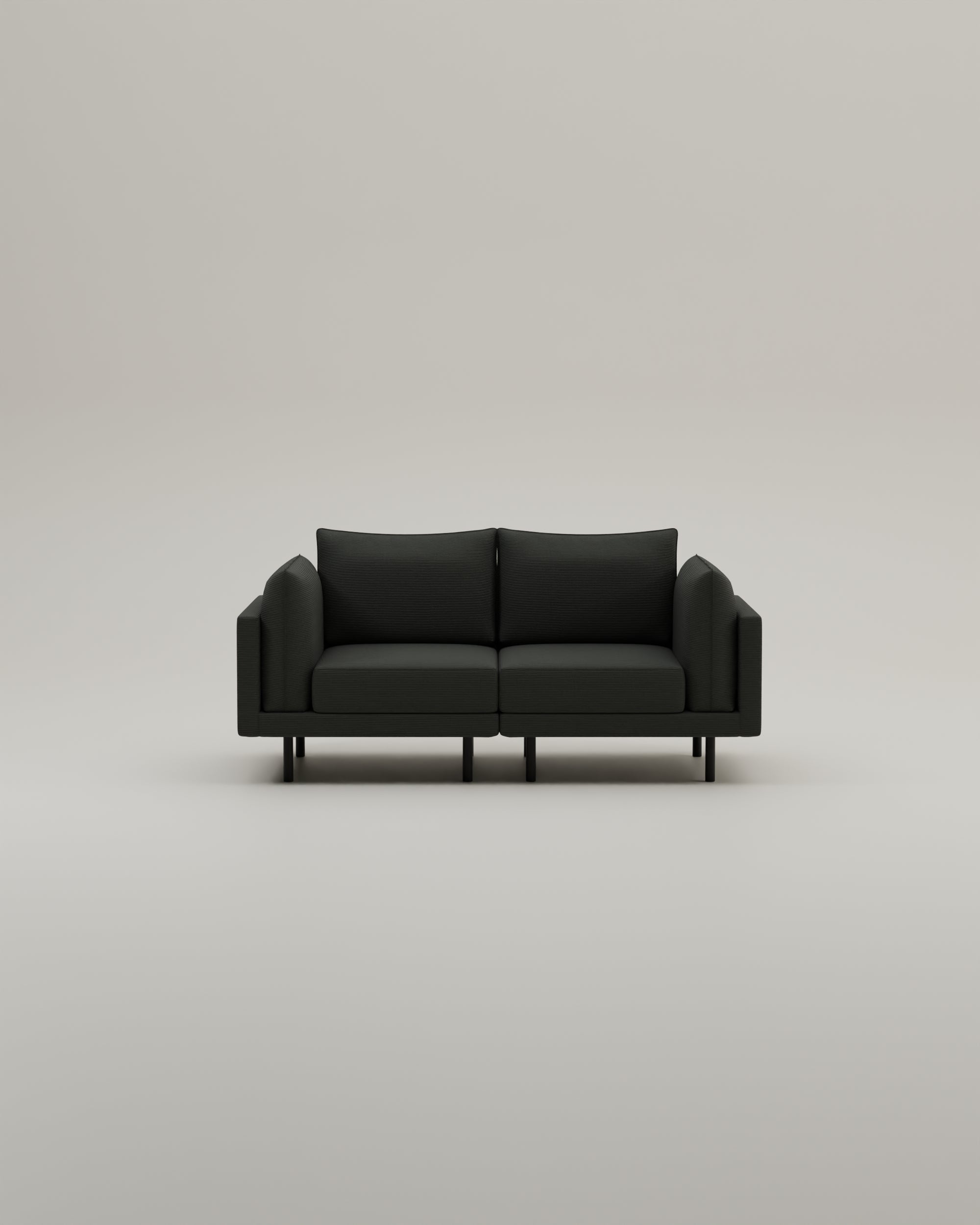 Stoffbezug - Modulares Sofa Donna 2-Sitzer