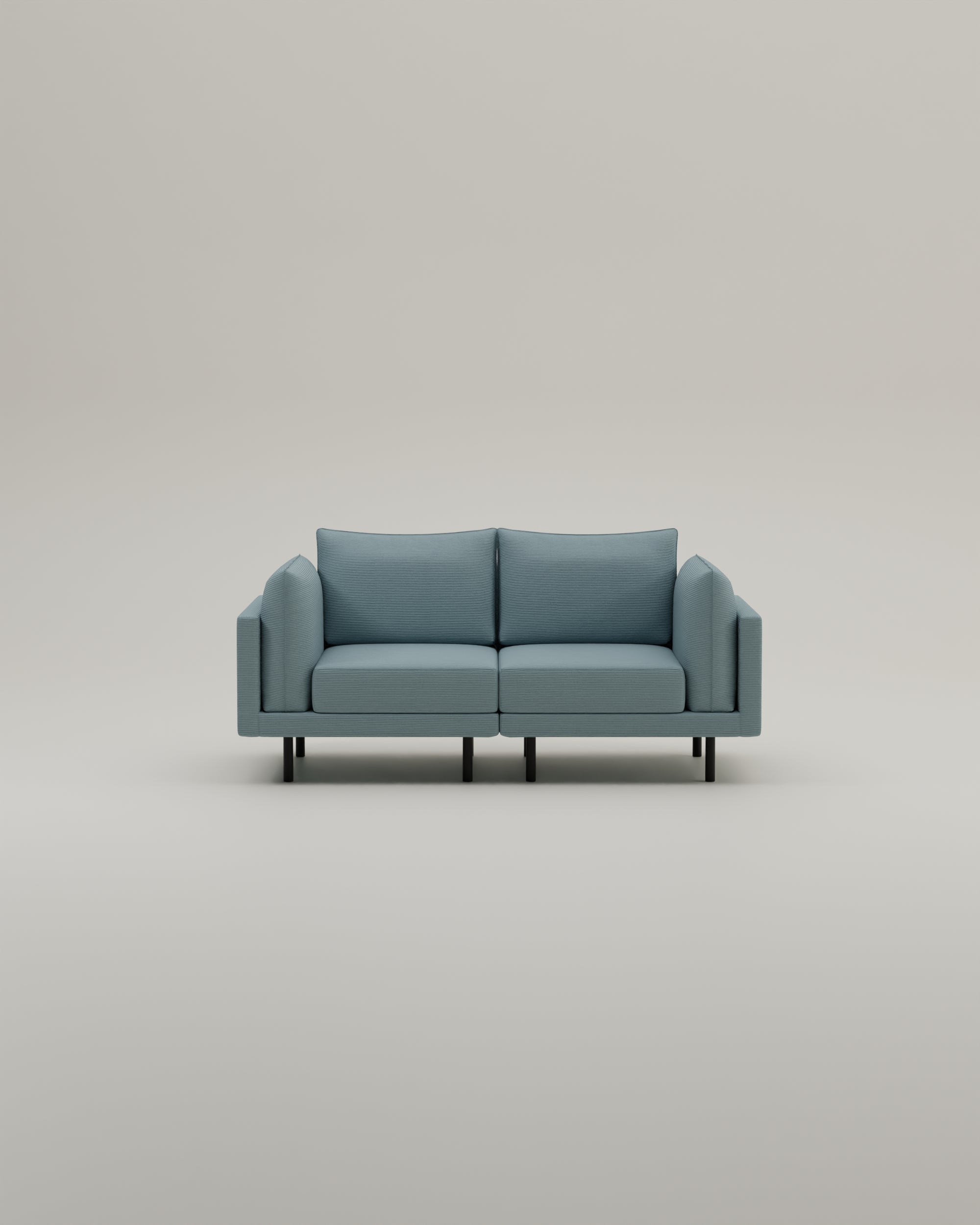 Stoffbezug - Modulares Sofa Donna 2-Sitzer
