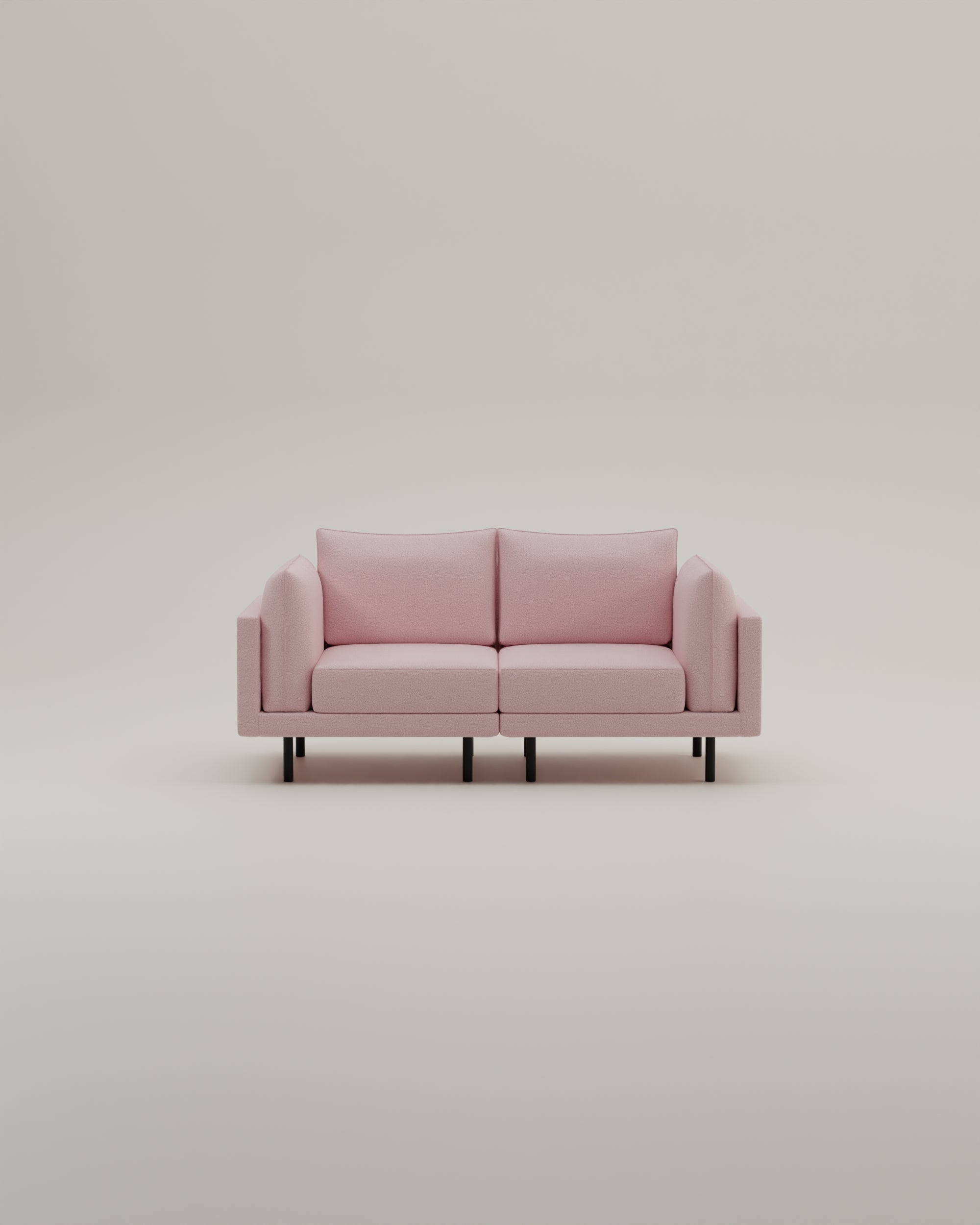 Stoffbezug - Modulares Sofa Donna 2-Sitzer