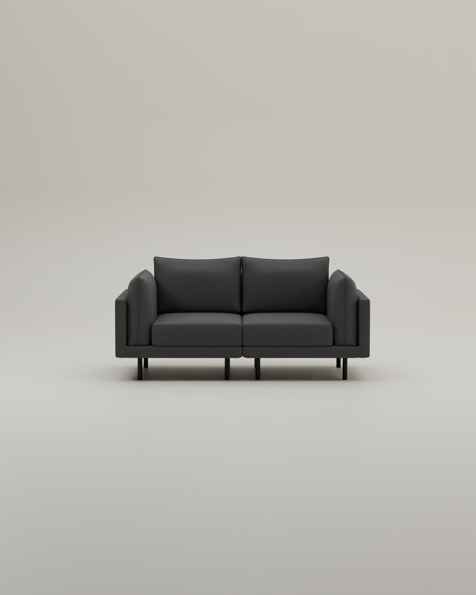 Stoffbezug - Modulares Sofa Donna 2-Sitzer