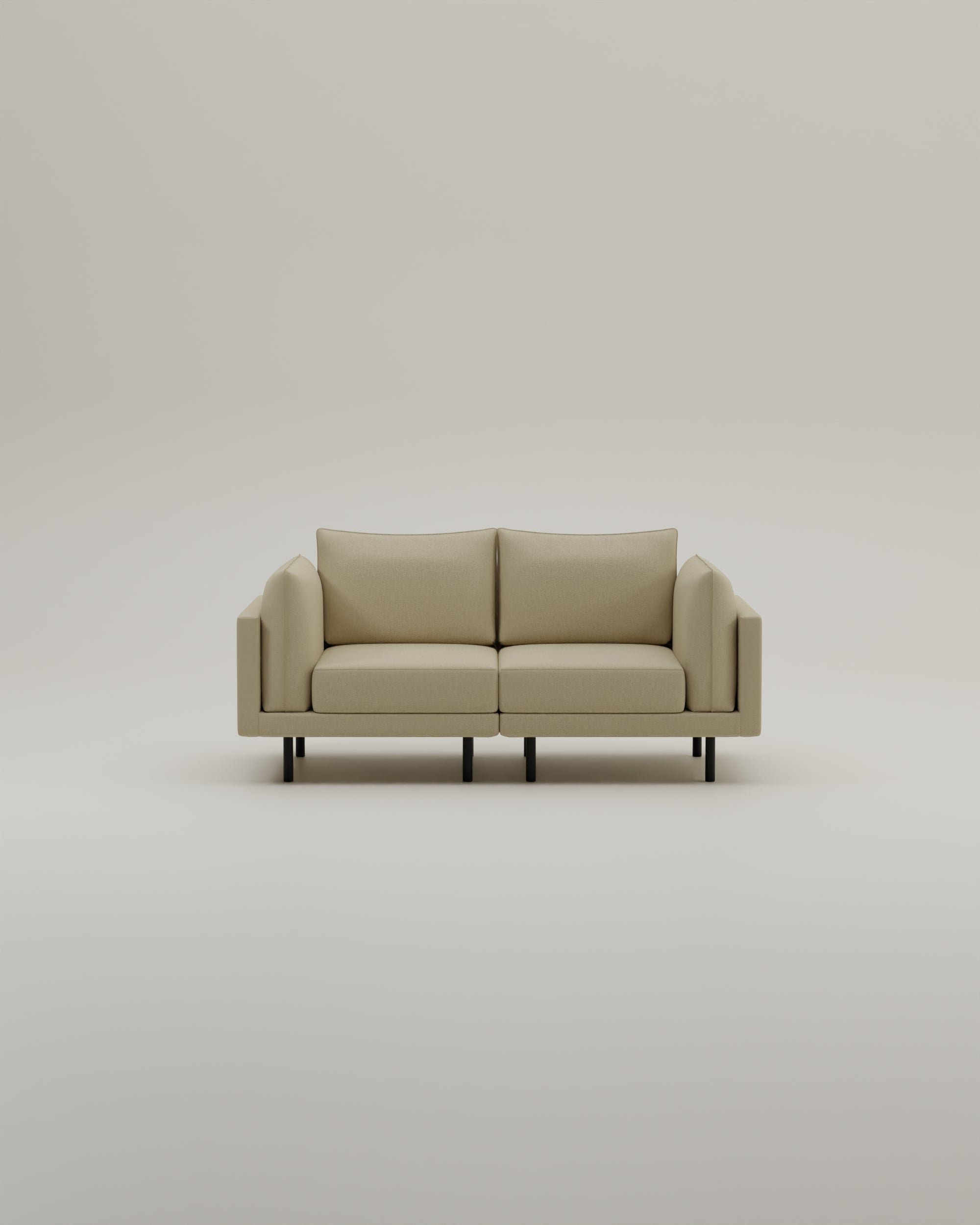 Stoffbezug - Modulares Sofa Donna 2-Sitzer