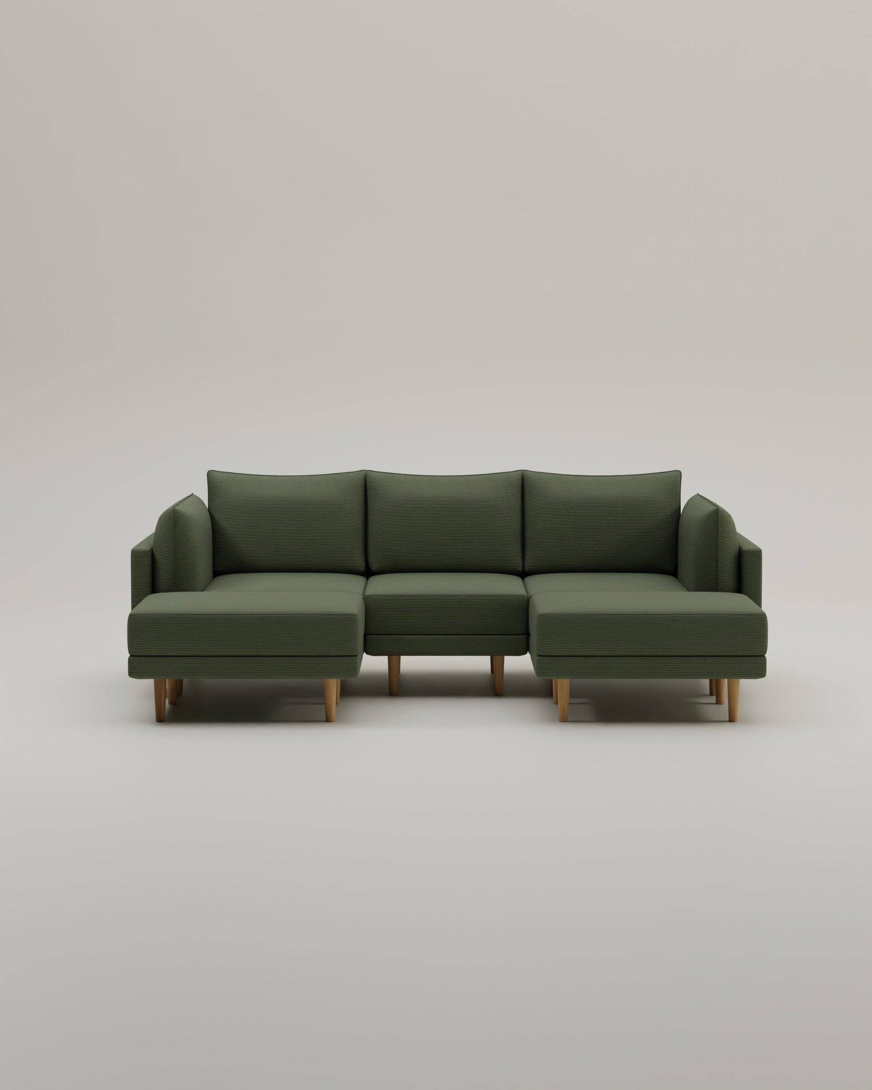 Modulares Sofa Donna U-Form mit Schlaffunktion