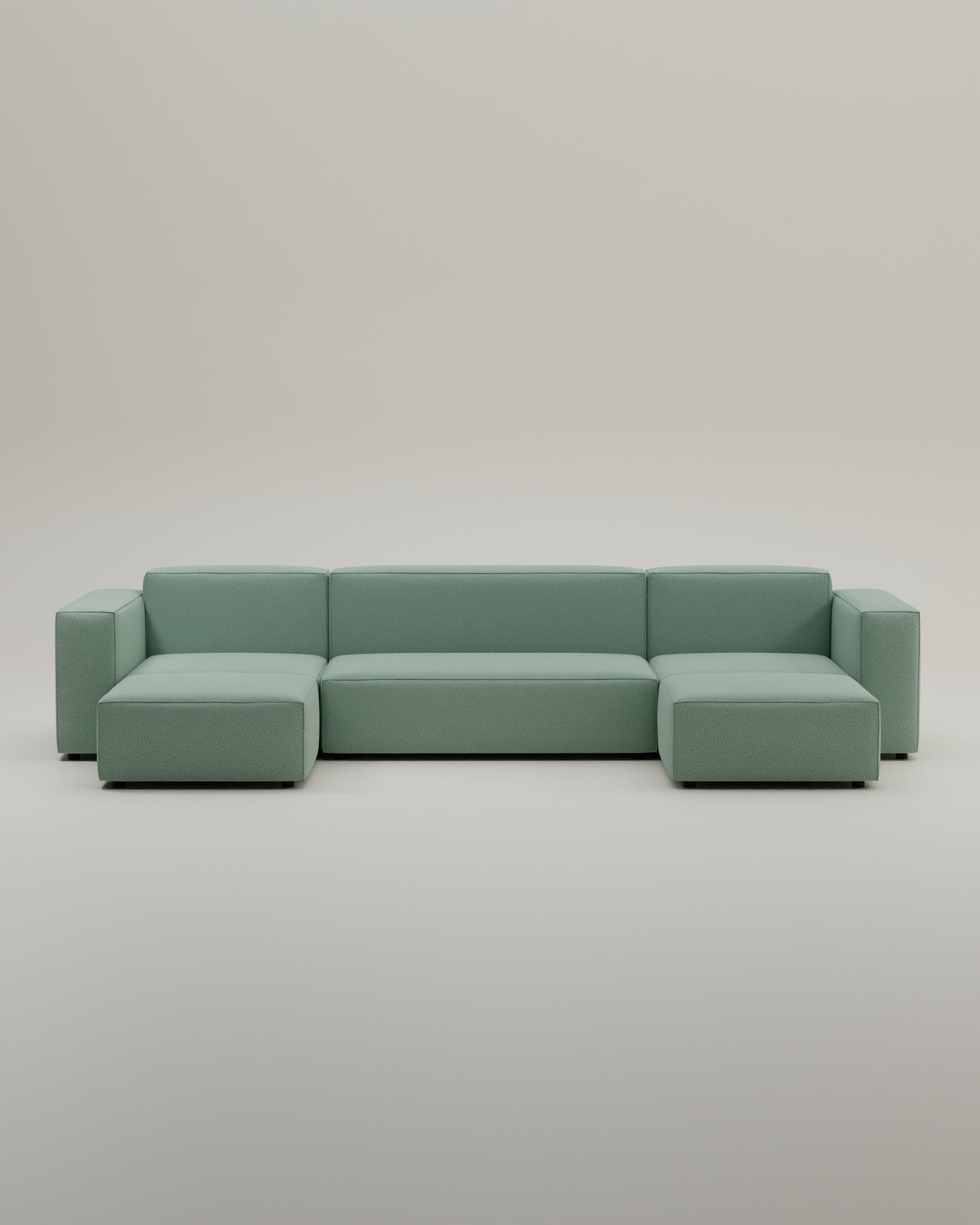 Modulares Sofa Harvey U-Form / Wohnlandschaft mit Schlaffunktion