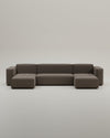 Modulares Sofa Harvey U-Form / Wohnlandschaft mit Schlaffunktion