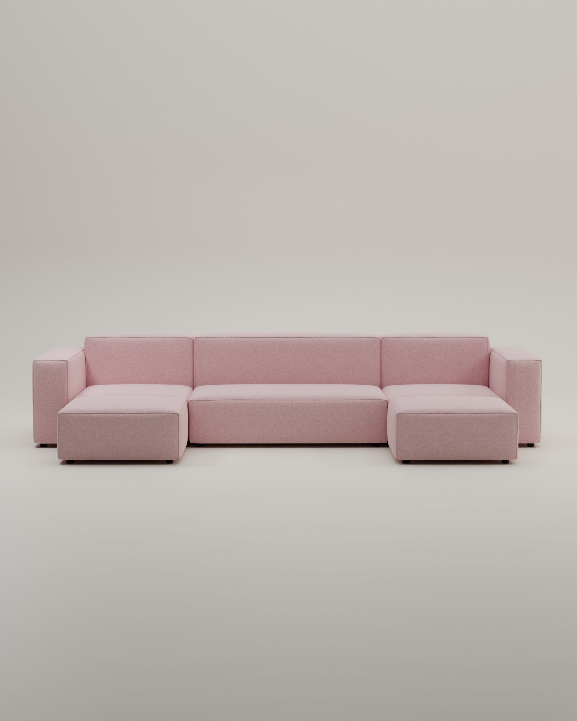 Modulares Sofa Harvey U-Form / Wohnlandschaft mit Schlaffunktion