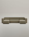 Modulares Sofa Harvey U-Form / Wohnlandschaft mit Schlaffunktion
