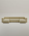 Modulares Sofa Harvey U-Form / Wohnlandschaft mit Schlaffunktion