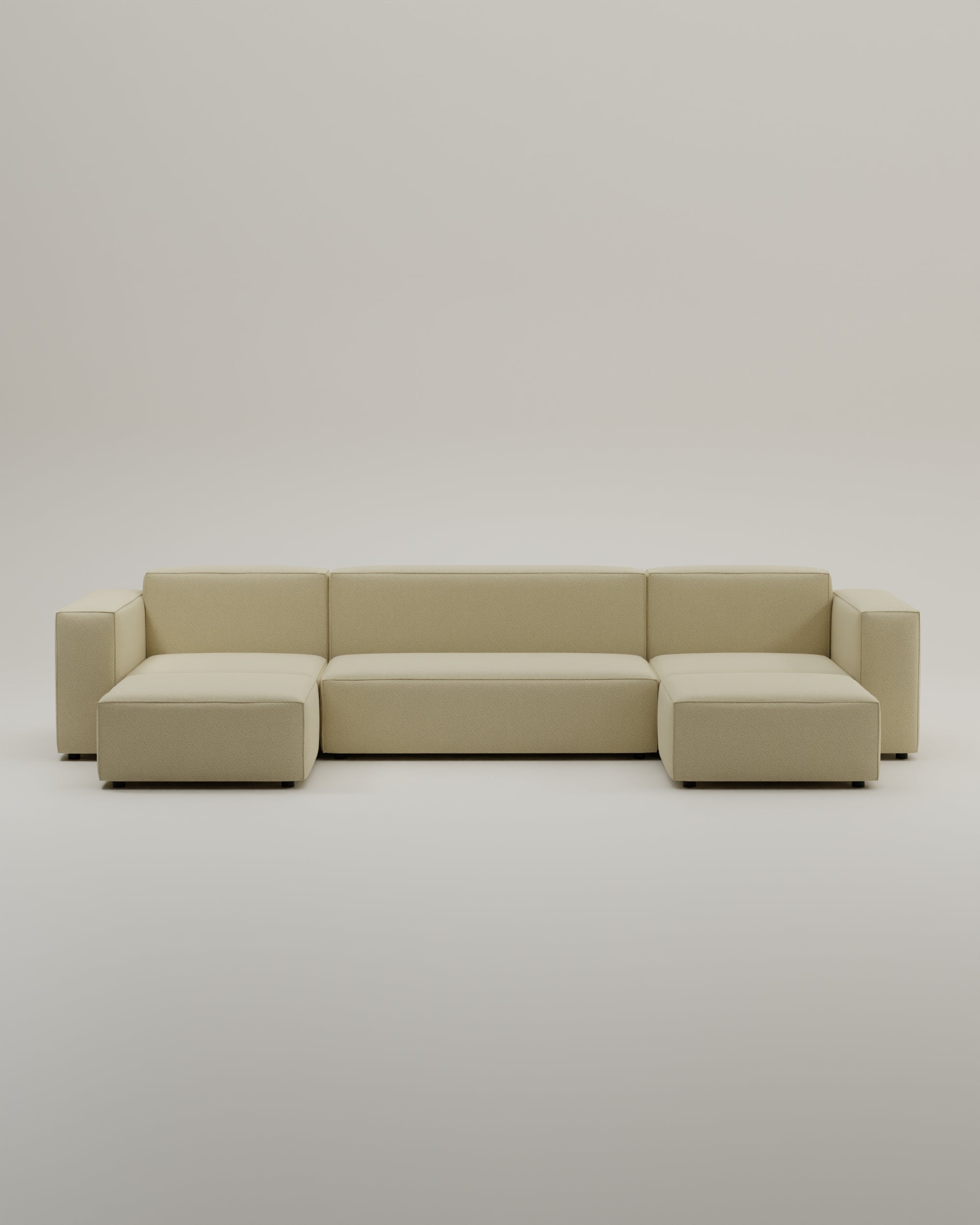 Modulares Sofa Harvey U-Form / Wohnlandschaft mit Schlaffunktion