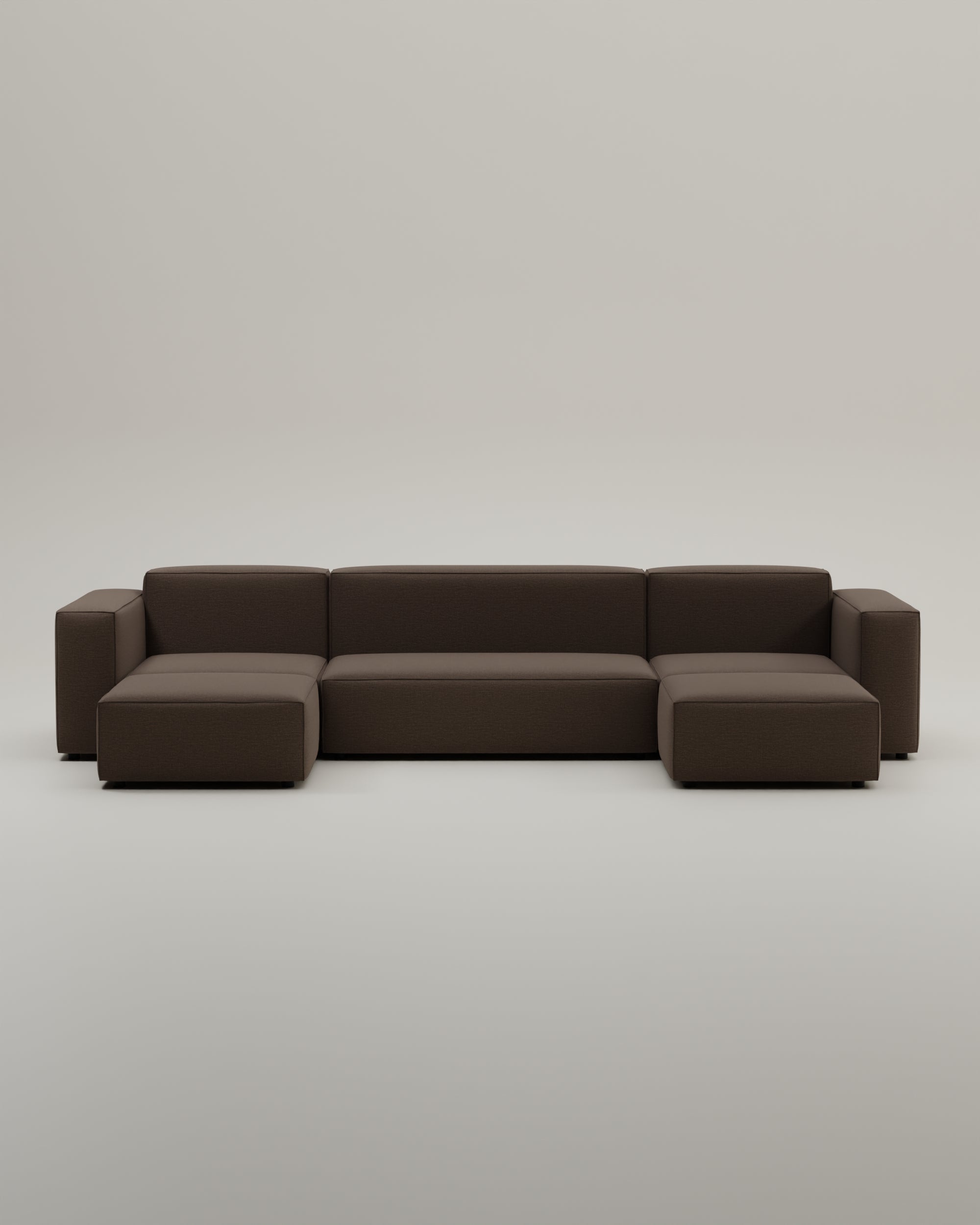 Modulares Sofa Harvey U-Form / Wohnlandschaft mit Schlaffunktion