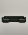 Modulares Sofa Harvey U-Form / Wohnlandschaft mit Schlaffunktion