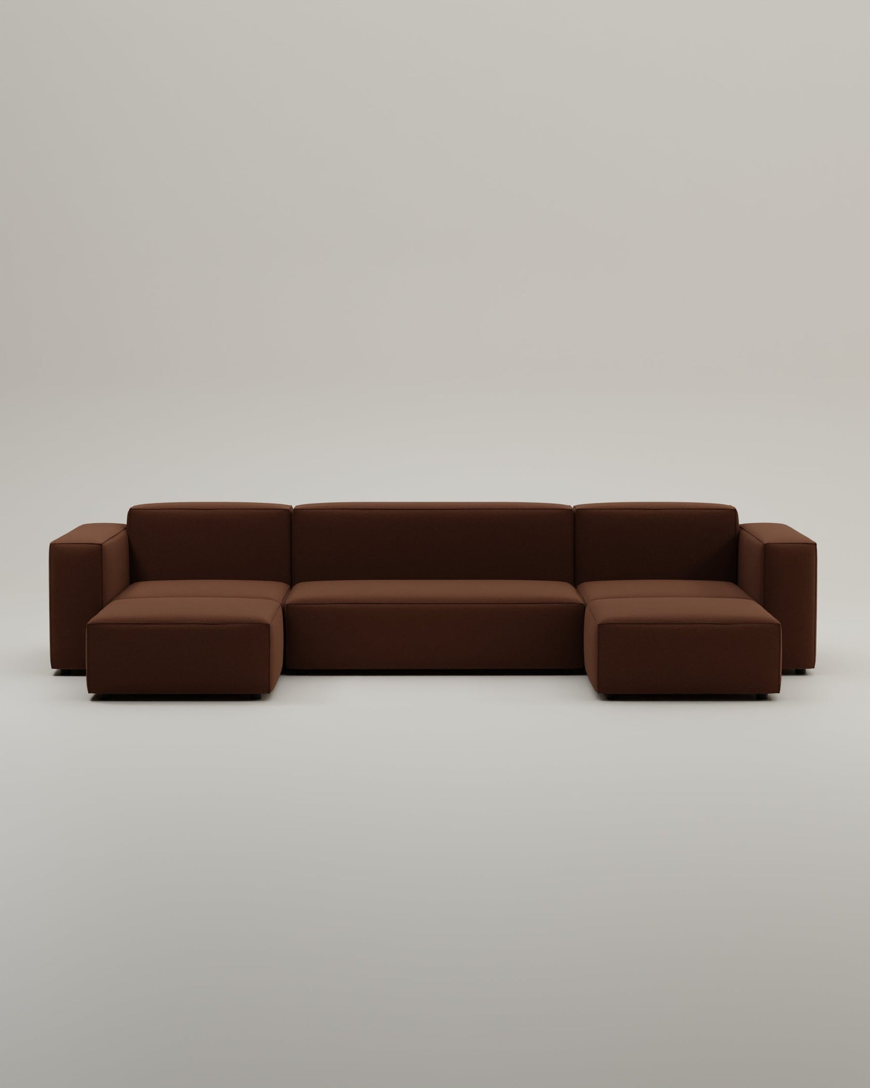 Canapé modulable Harvey U-Form / Coin séjour avec fonction couchage