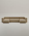 Modulares Sofa Harvey U-Form / Wohnlandschaft mit Schlaffunktion
