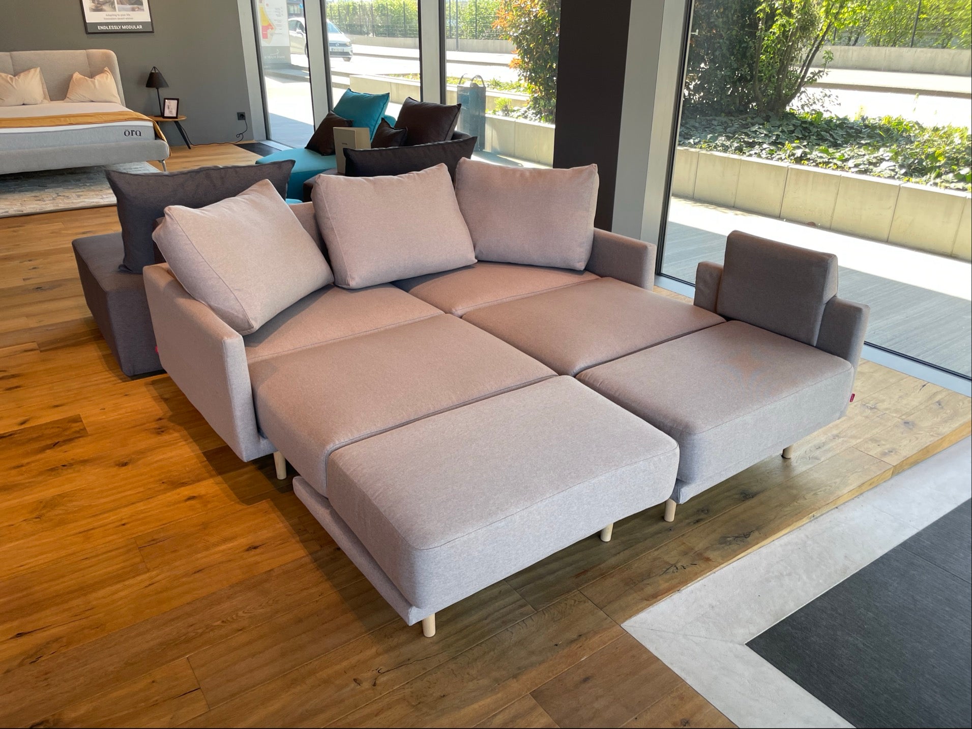 Outlet - Divano componibile Donna con funzione letto - Showroom Ginevra