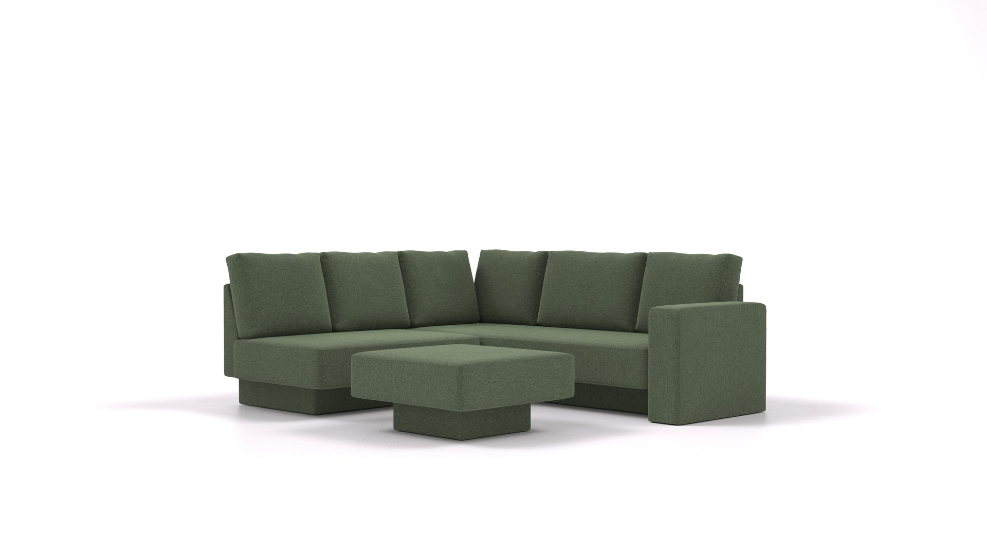 Outlet - Canapé modulable Jessica avec fonction de couchage - Tissu Nova