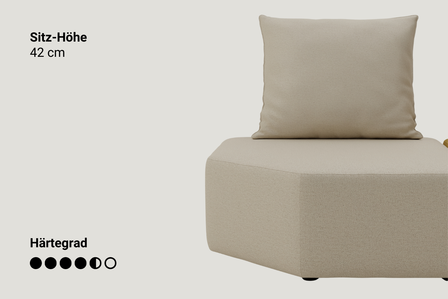 Stoffbezug - Modulares Sofa Katrina