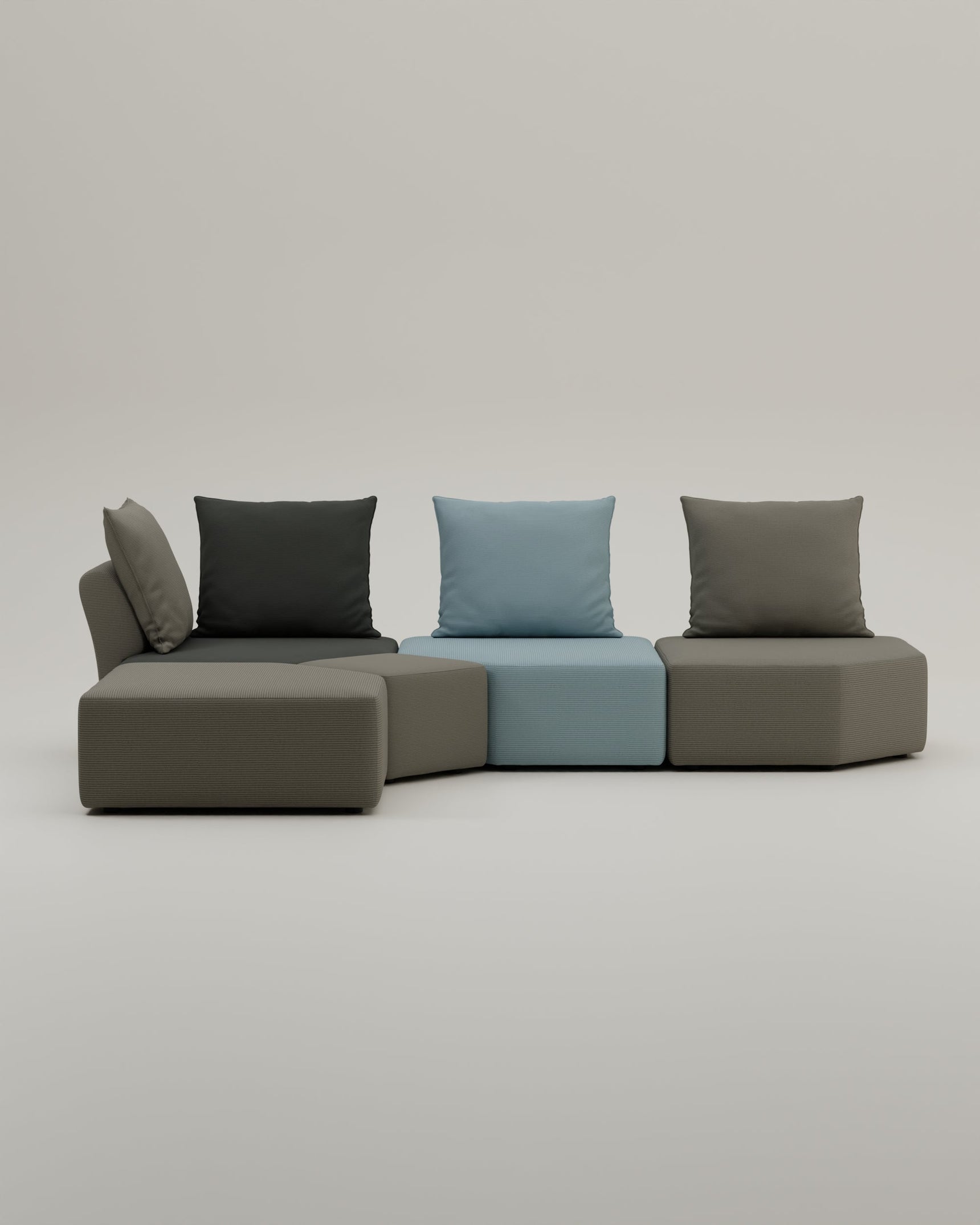 Stoffbezug - Modulares Sofa Katrina