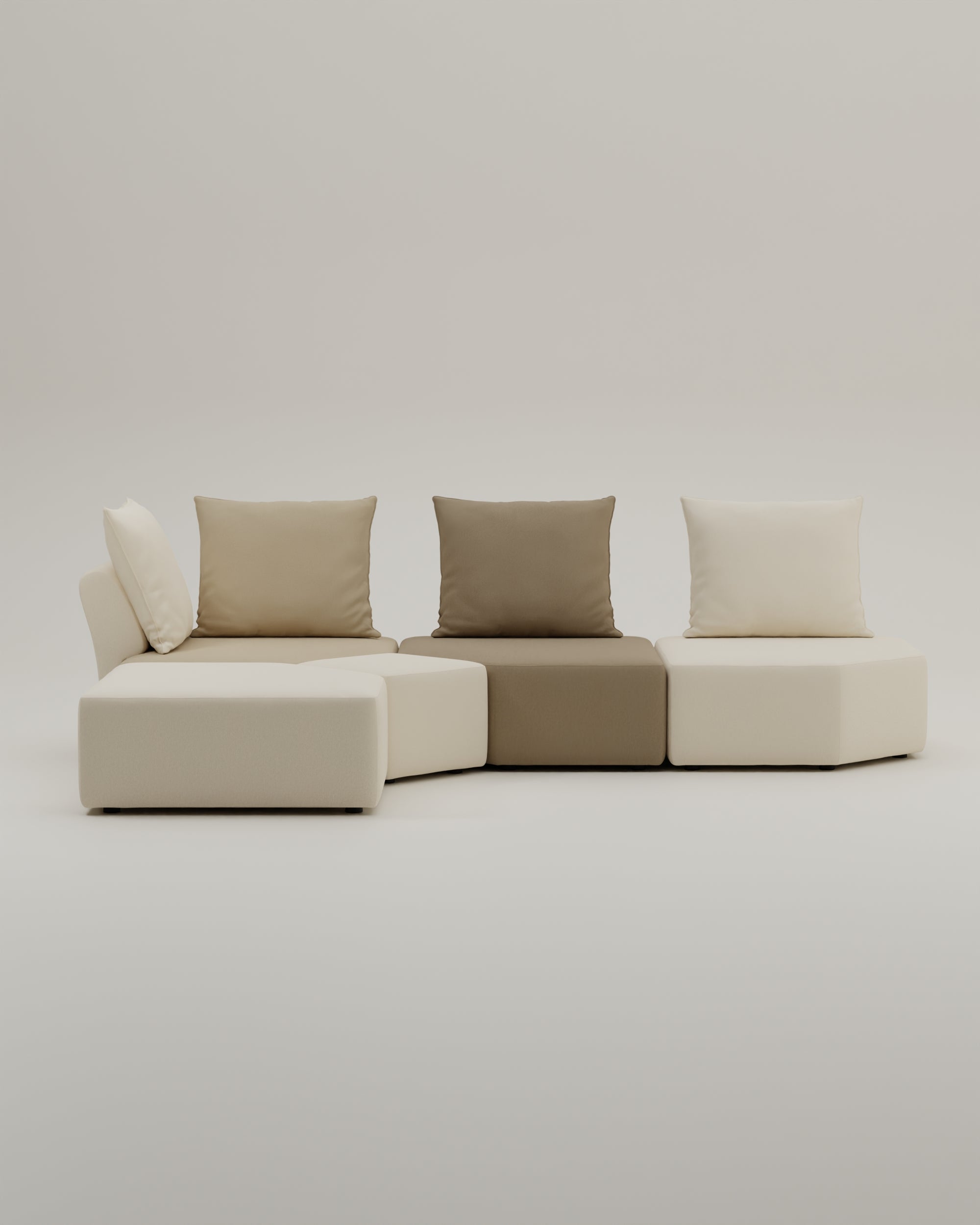 Modulares Sofa Katrina mit Schlaffunktion