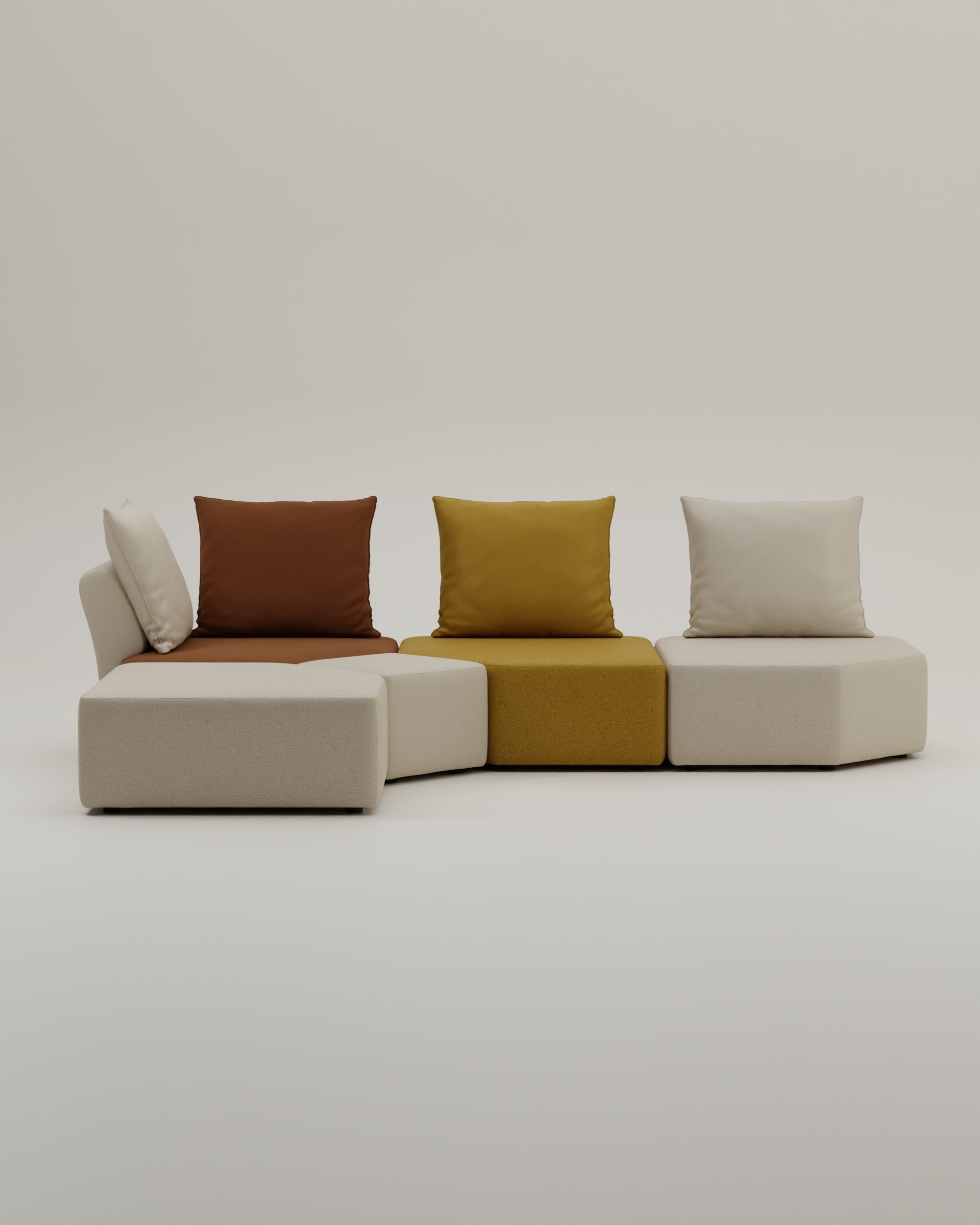 Modulares Sofa Katrina mit Schlaffunktion