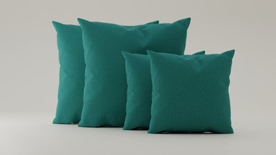 Aquamarin-Veluno / 2x 50x50cm / 2x 70x70cm