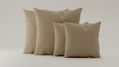 Beige-Veluno / 2x 50x50cm / 2x 70x70cm