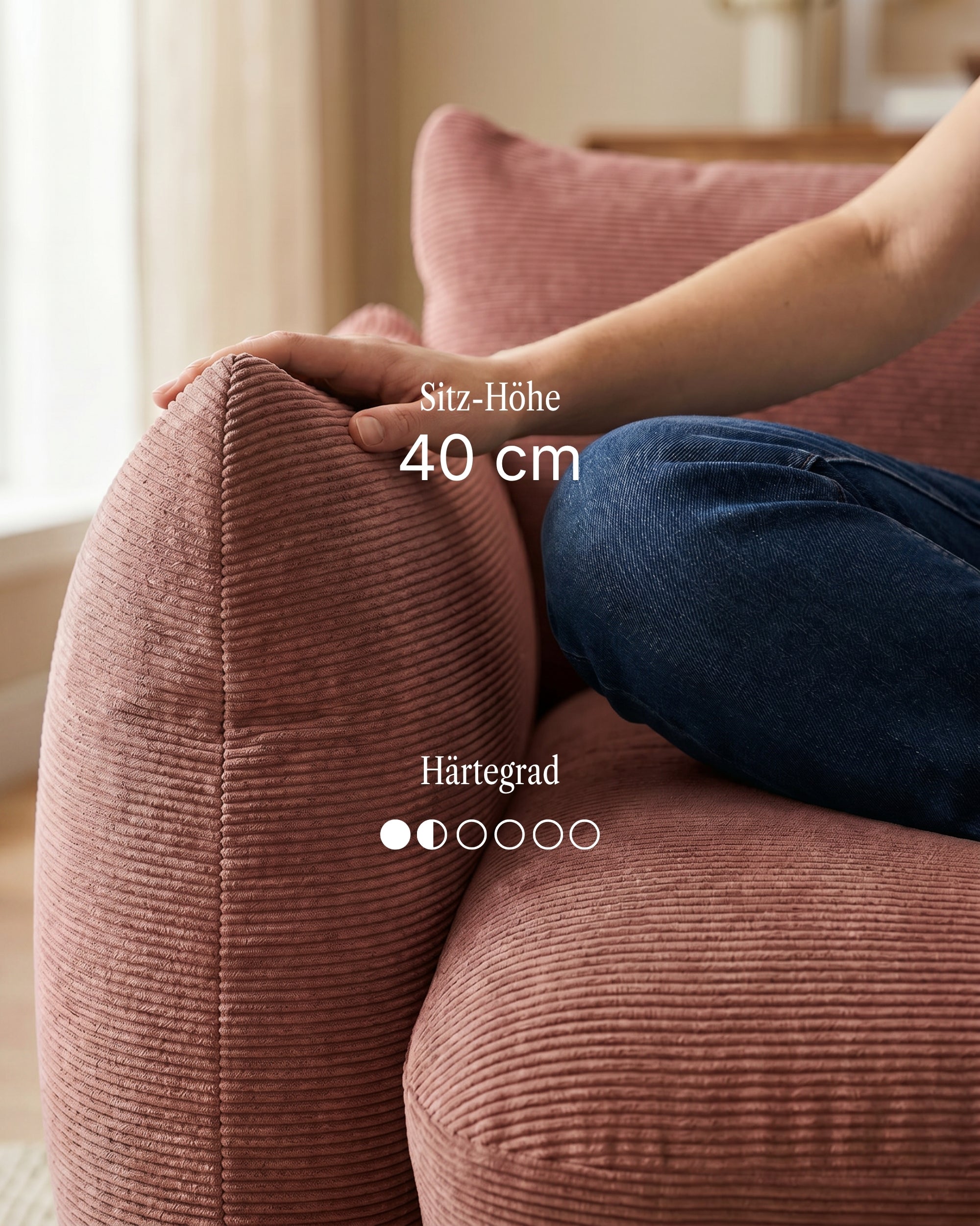 Modular sofa Luma 3-seater with sleep function