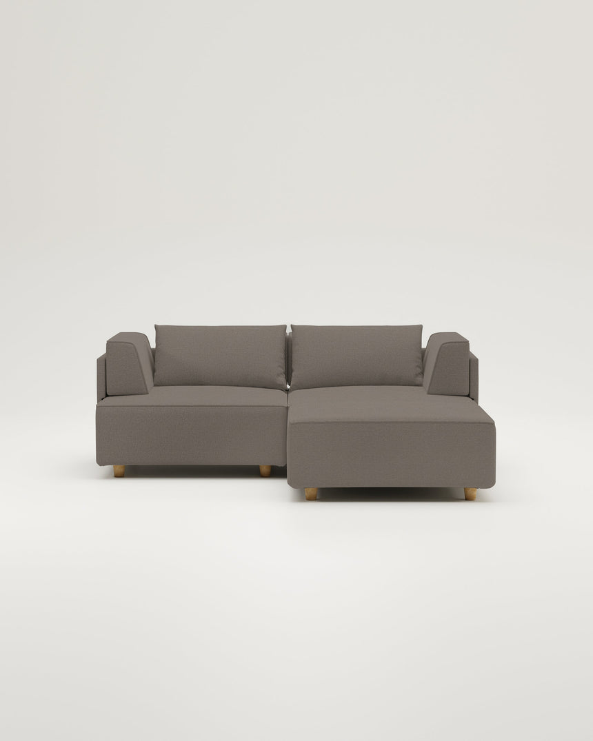 Fabric cover - Louis 2-seater modular sofa with stool