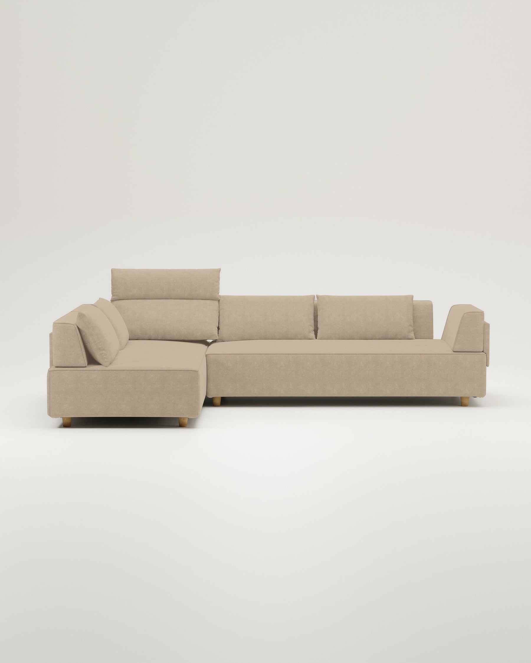 Outlet - Modulares Sofa Louis 5-Sitzer mit Schlaffunktion