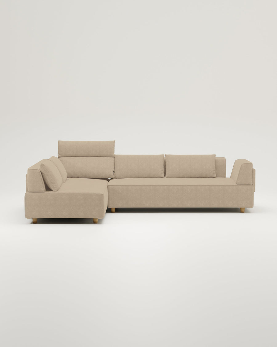 Outlet - Modulares Sofa Louis 5-Sitzer mit Schlaffunktion
