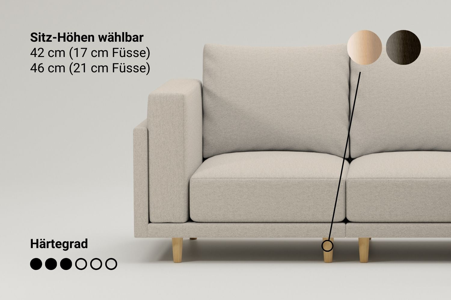 Outlet - Canapé modulable Donna avec fonction sommeil