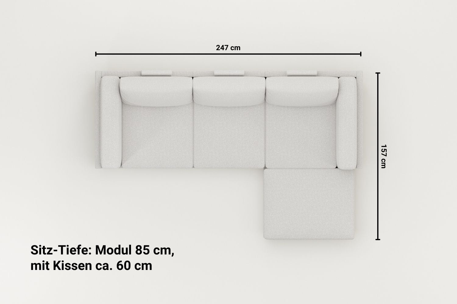 Outlet - Canapé modulable Donna avec fonction sommeil