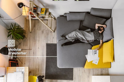 Katrina modular sofa with sleep function