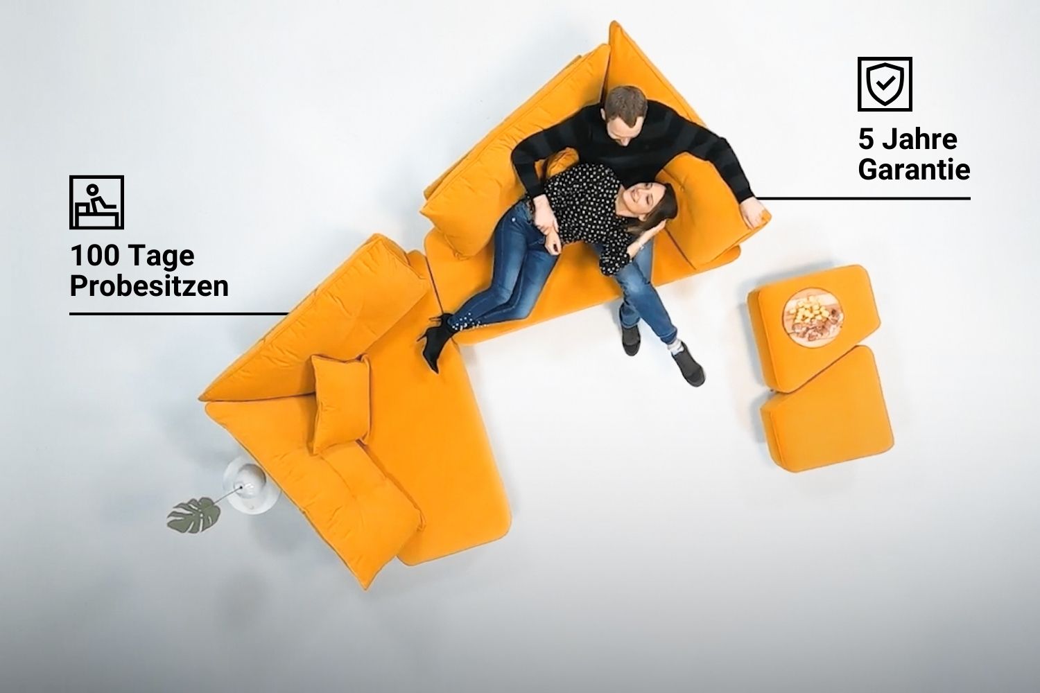 Outlet - Canapé modulable Mike avec fonction sommeil