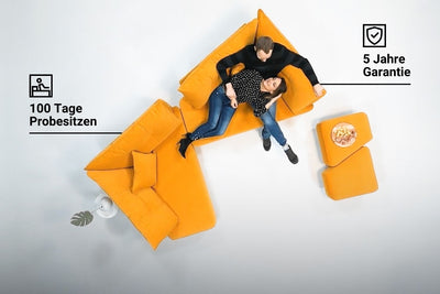 Modular sofa Mike with sleeping function