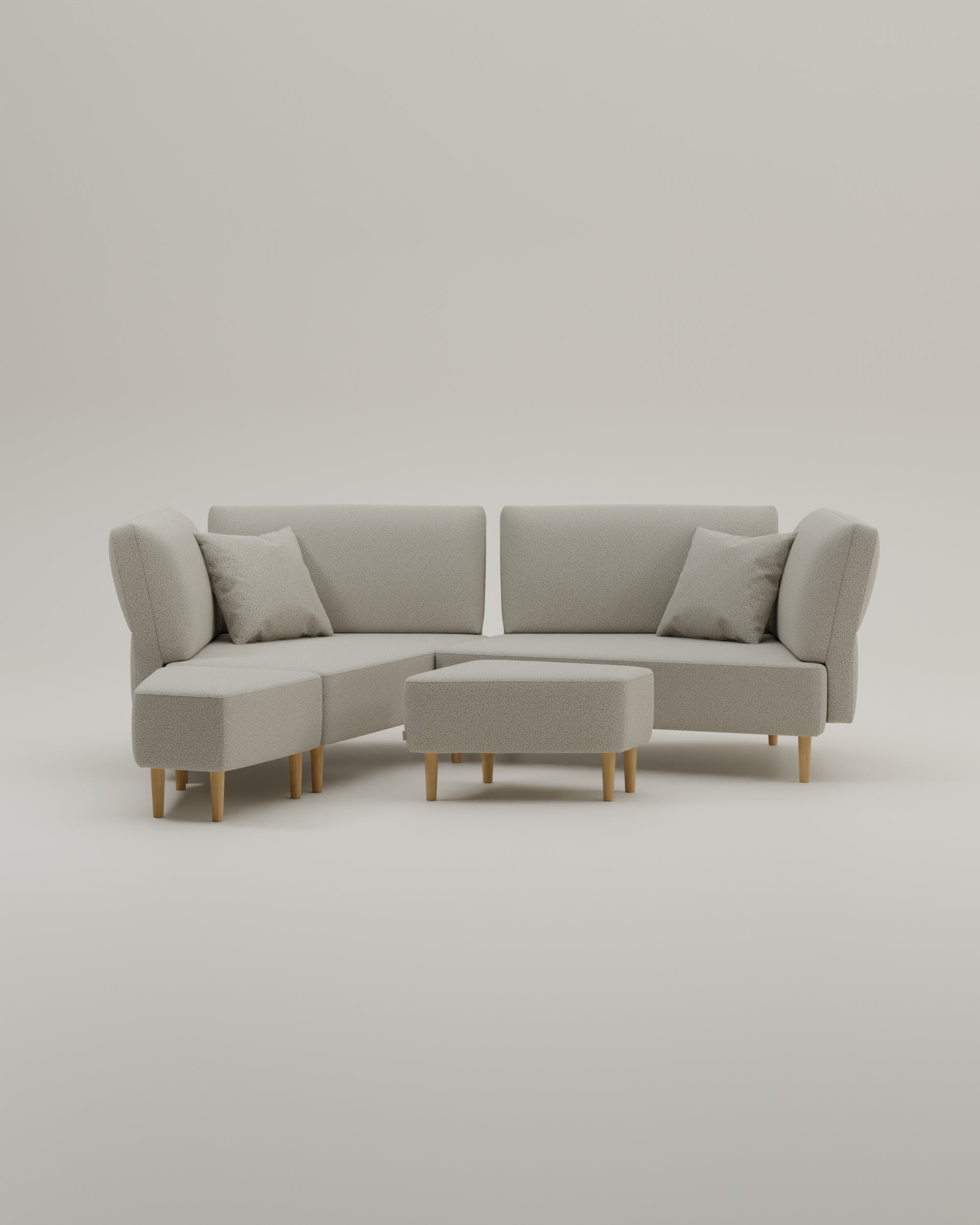 Stoffbezug - Modulares Sofa Mike mit Schlaffunktion