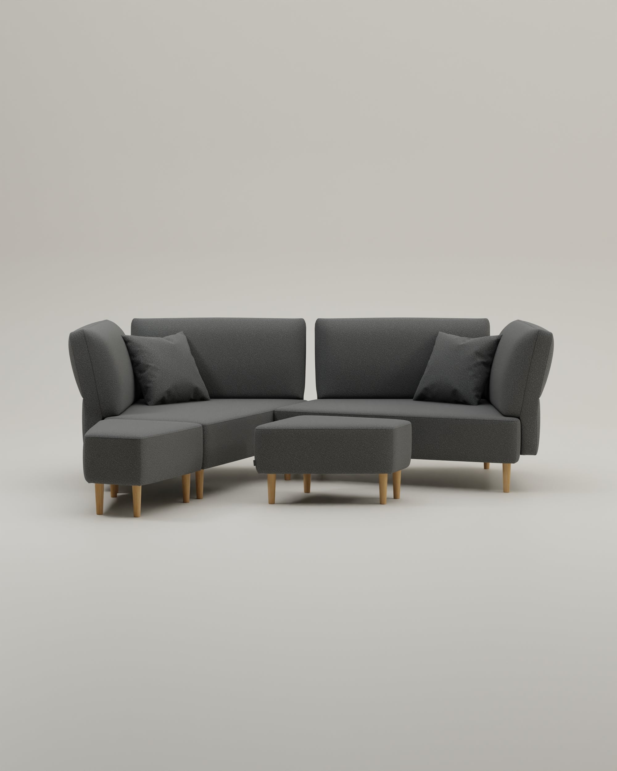 Stoffbezug - Modulares Sofa Mike mit Schlaffunktion