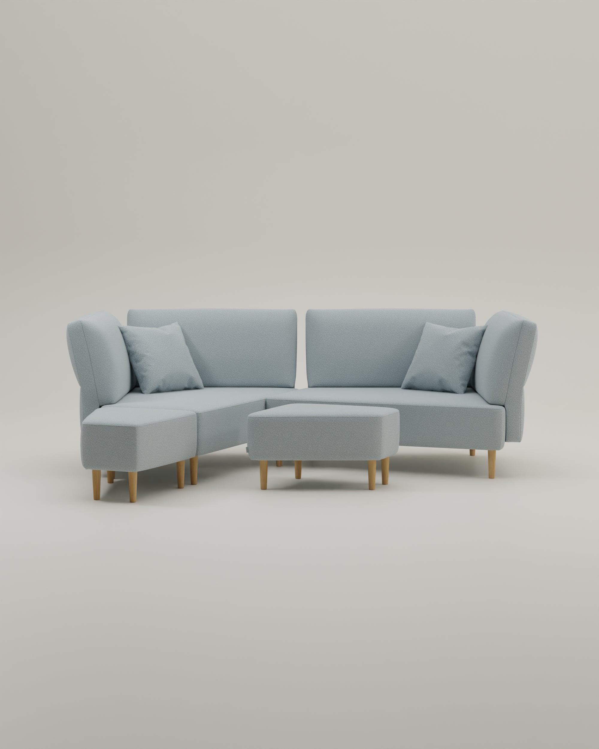 Stoffbezug - Modulares Sofa Mike mit Schlaffunktion
