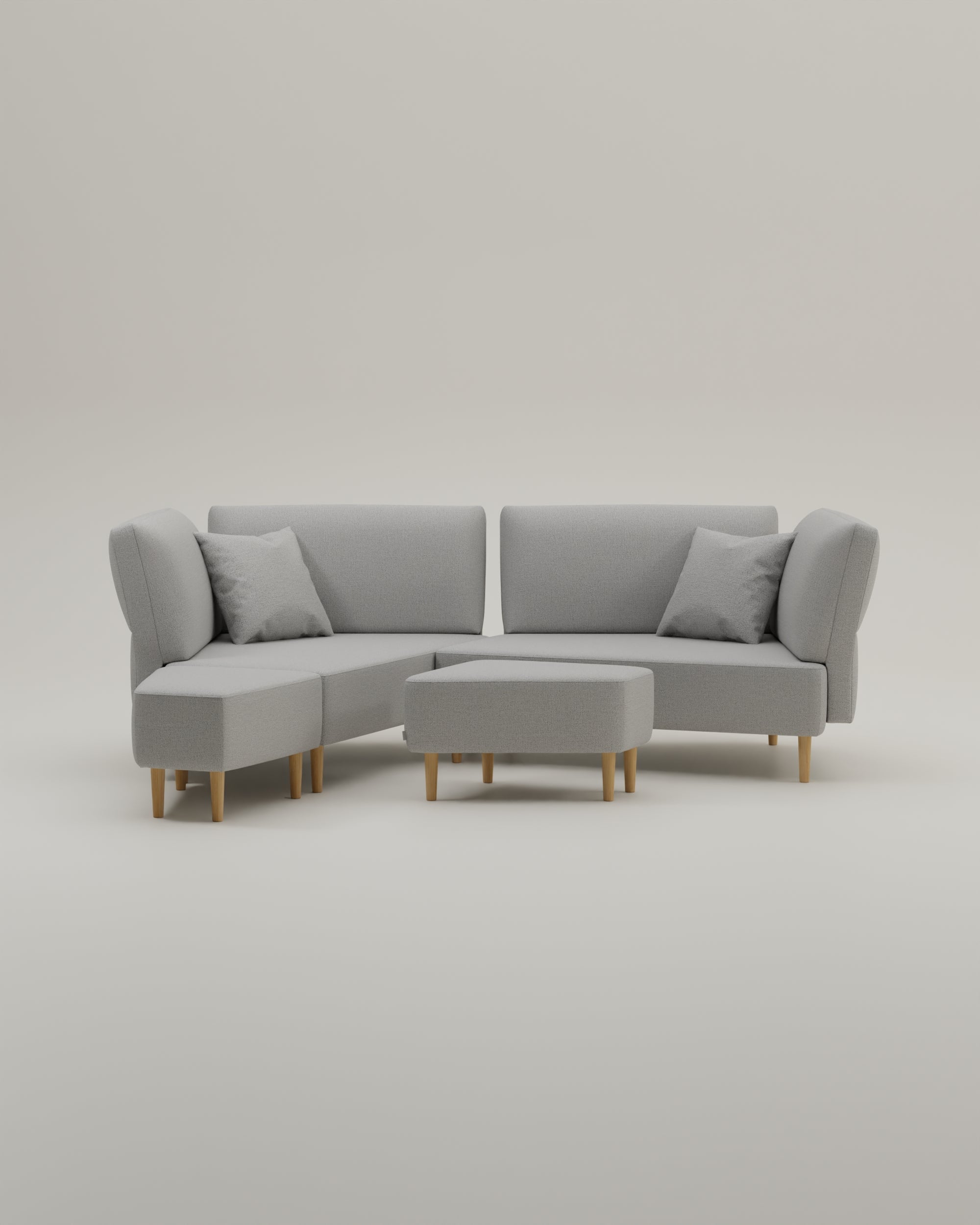 Stoffbezug - Modulares Sofa Mike mit Schlaffunktion