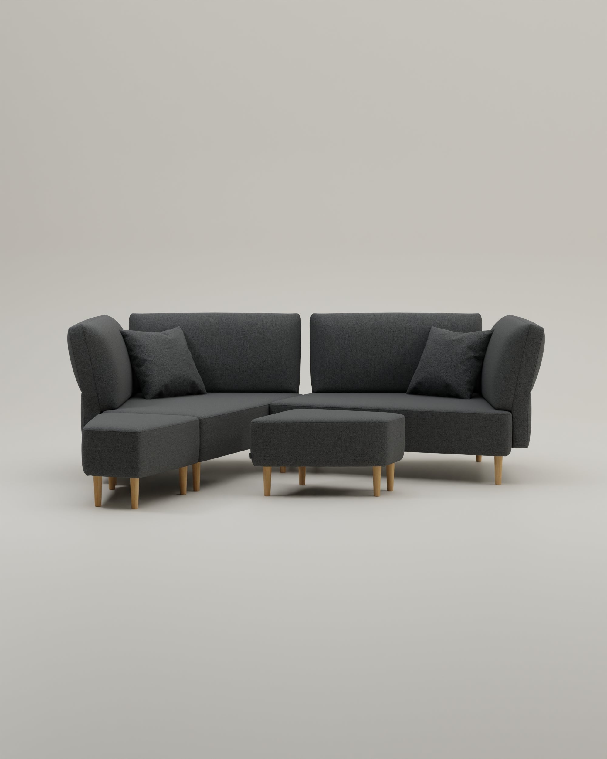 Stoffbezug - Modulares Sofa Mike mit Schlaffunktion