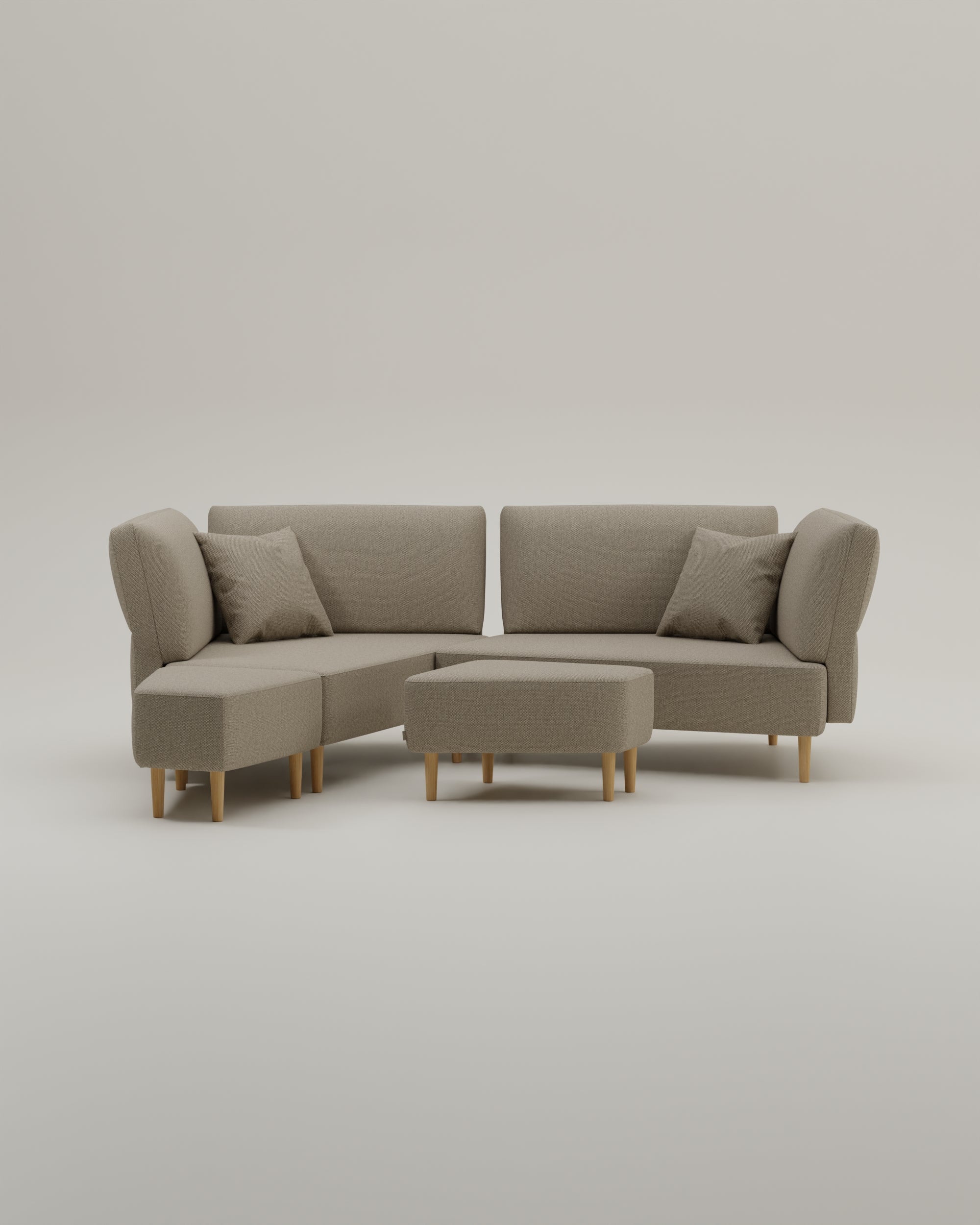 Stoffbezug - Modulares Sofa Mike mit Schlaffunktion
