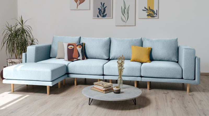 Donna XL modular sofa with sleep function