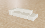 Outlet modular Sofa Nina L with sleep function