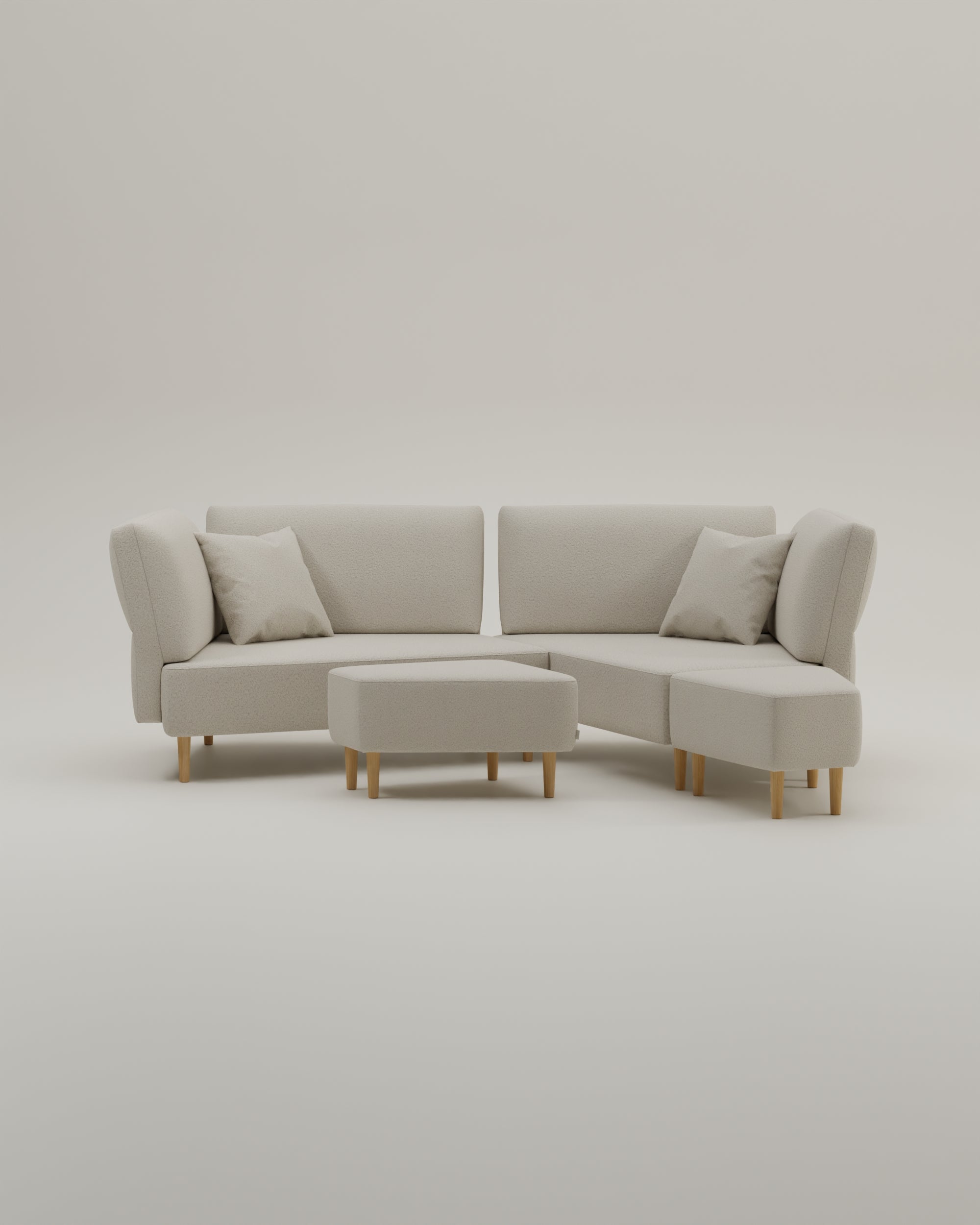 Stoffbezug - Modulares Sofa Mike mit Schlaffunktion